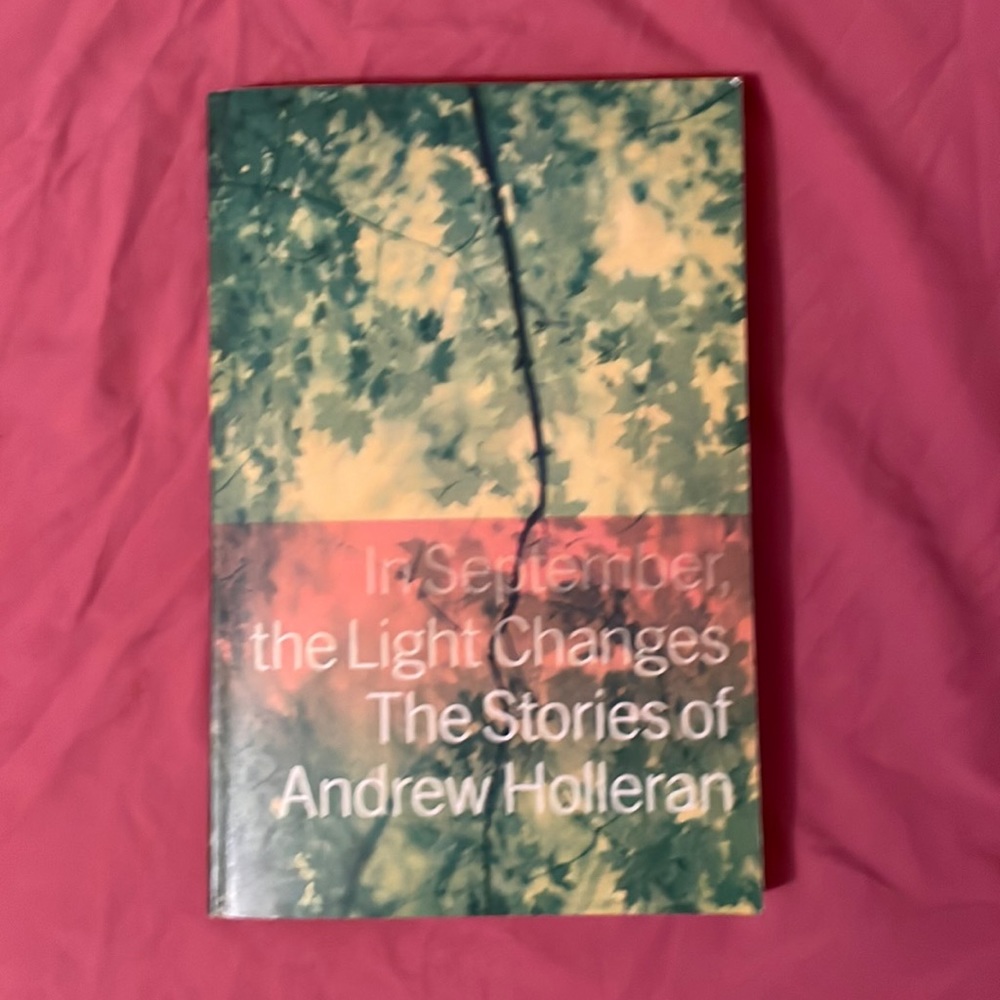 Book by Andrew holleran in September, the light changes,